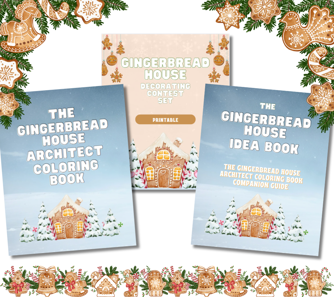 Gingerbread house decorating trio.