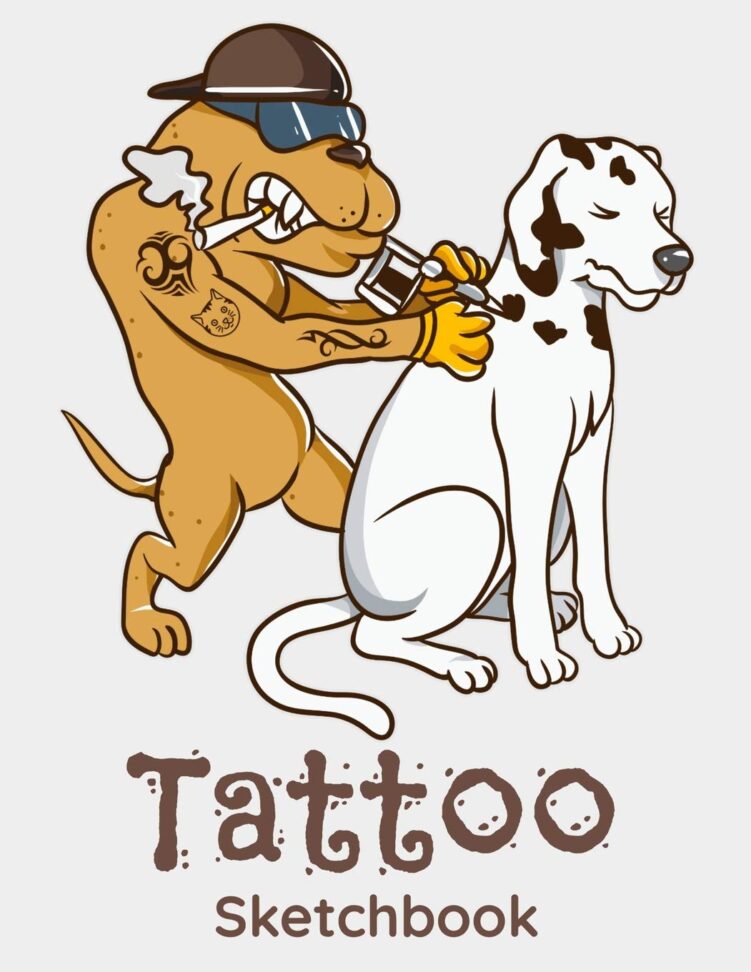 Tattoo Sketchbook Cover - White