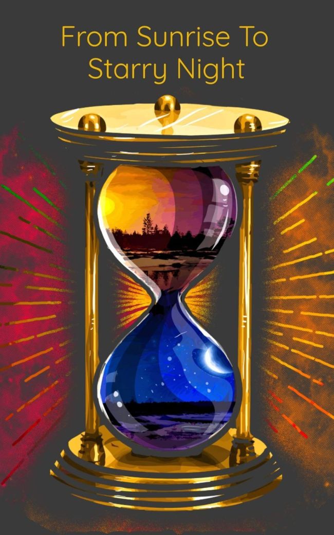 From Sunrise To Starry Night Small Notebook Cover