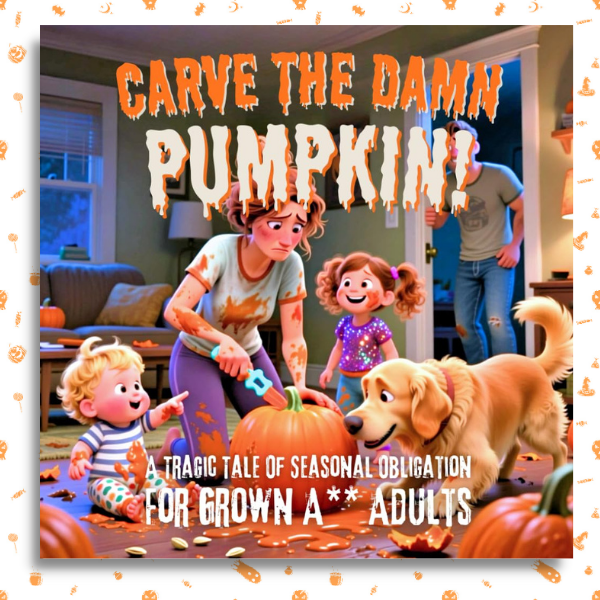 Carve the Damn Pumpkin book cover.