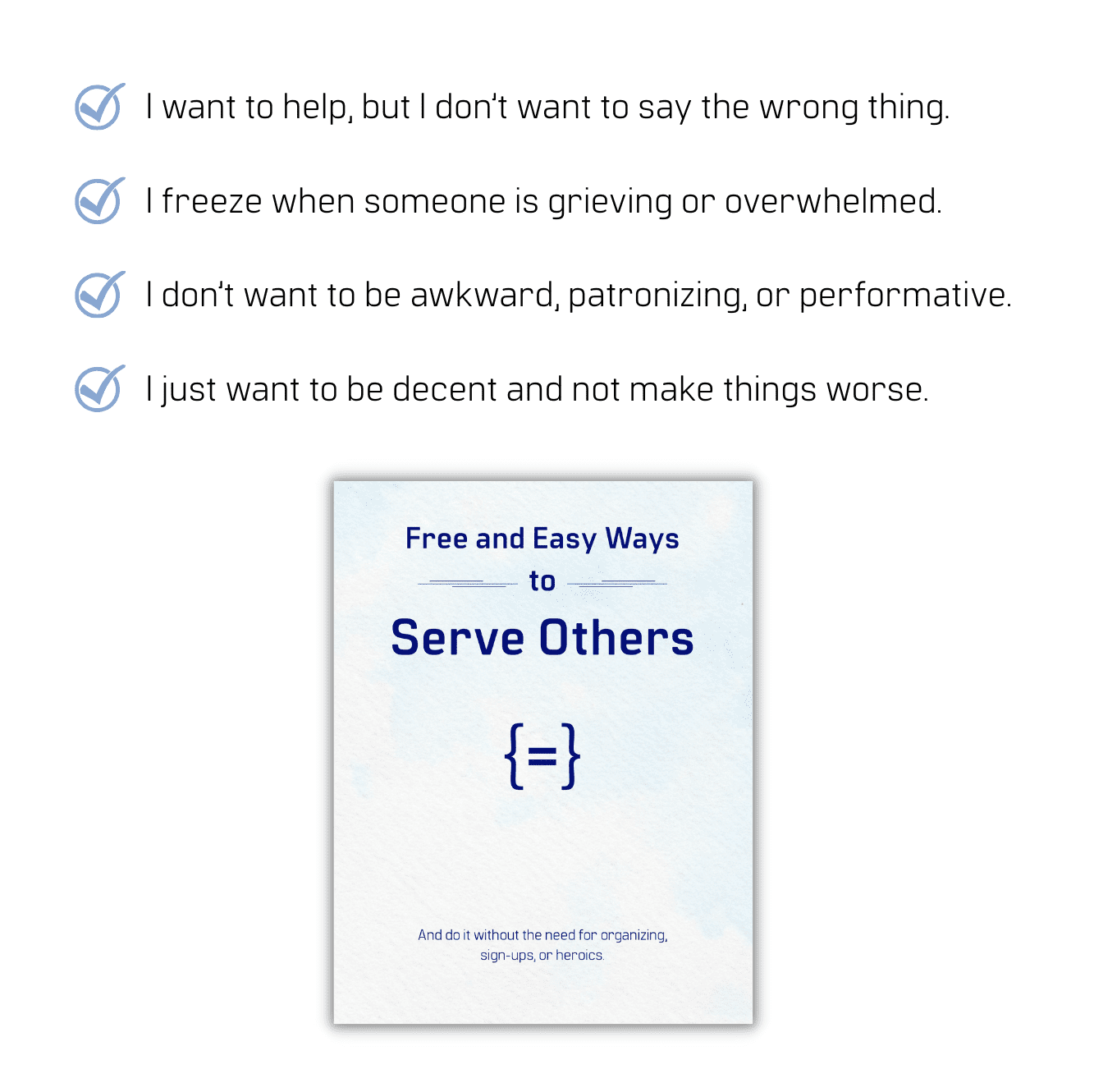 Free and Easy Ways to Serve Book