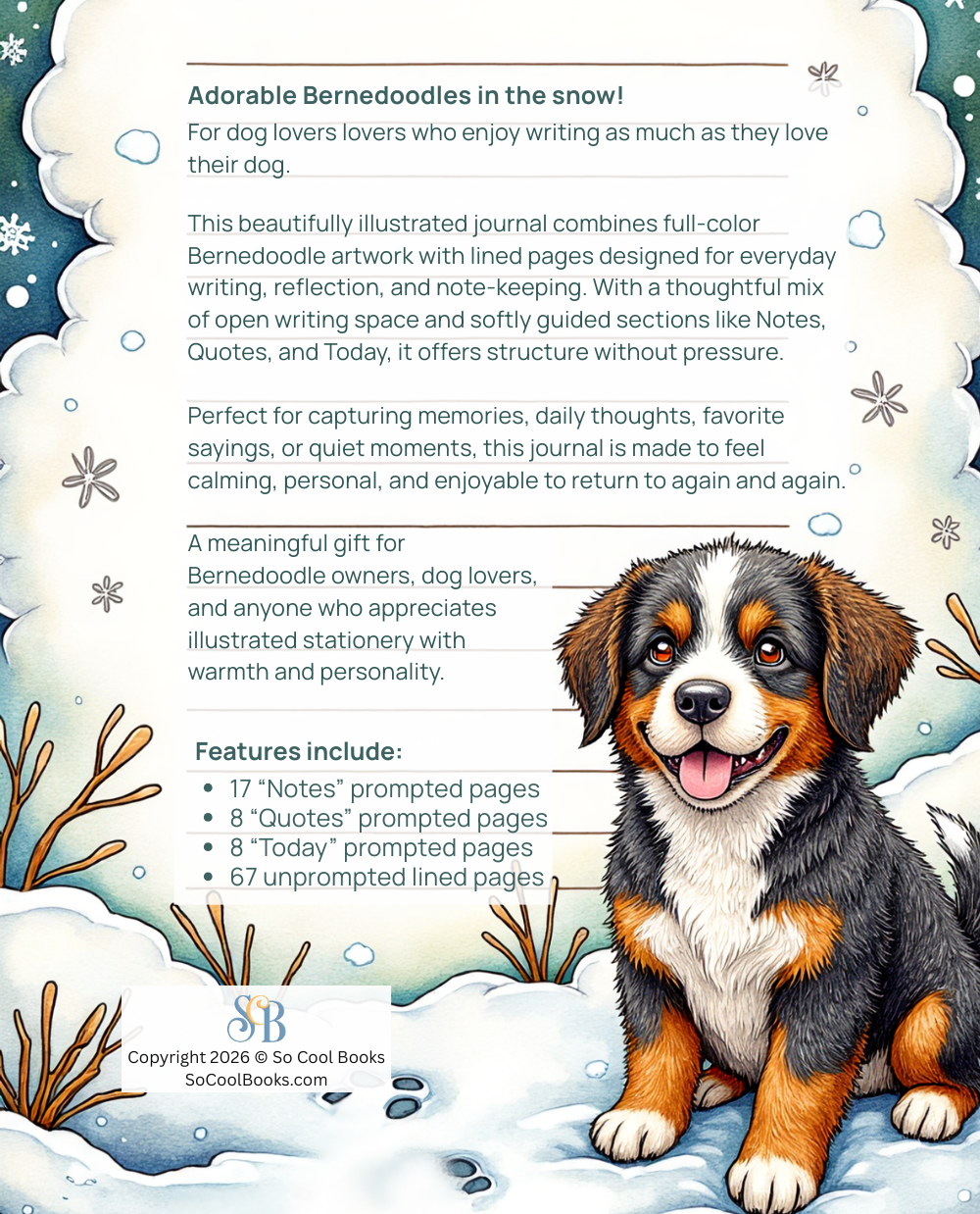 Berne Doodle Illustrated Journal Back Cover