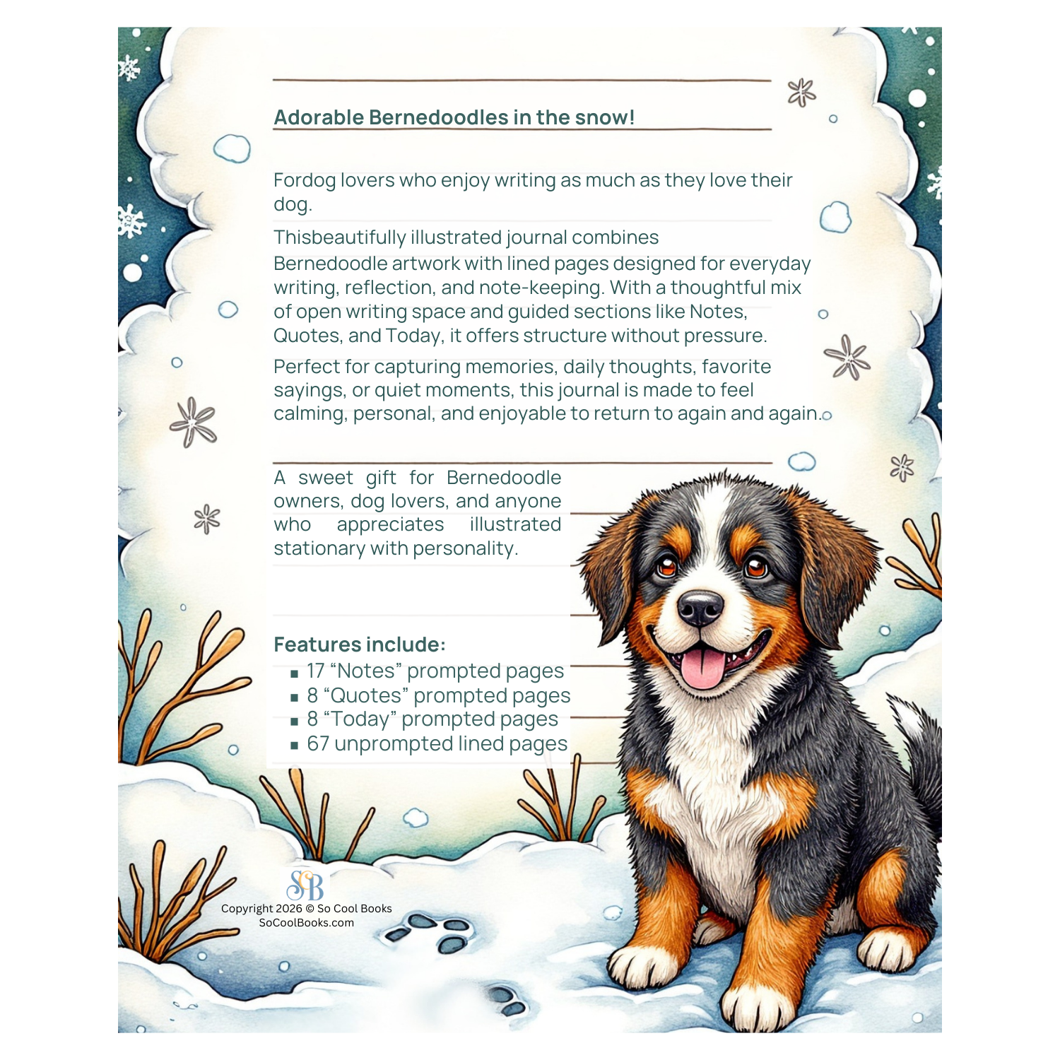 Berne Doodle Journal Back Cover